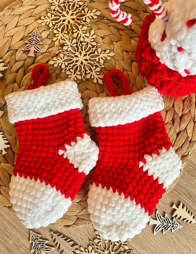 dekoracje świąteczne Skarpety świąteczne