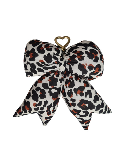 breloki Brelok kokarda w panterkę