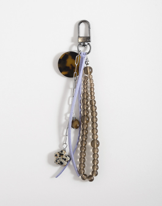 breloki Brelok z koralików i kamieni naturalnych