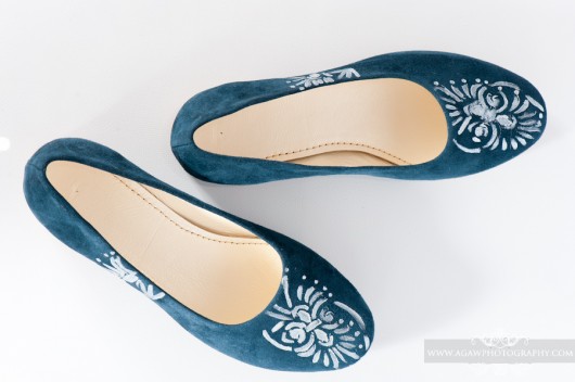 Classic Ballerina handpainted by Ewa Wróbel - Hu Rita Krzysiek HANDMADE SHOES