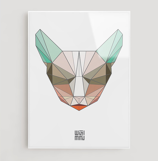 kot kreskowy | 50 x 70 cm Farsz