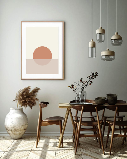 grafiki i ilustracje PLAKAT abstrakcyjny geometryczny minimalistyczny