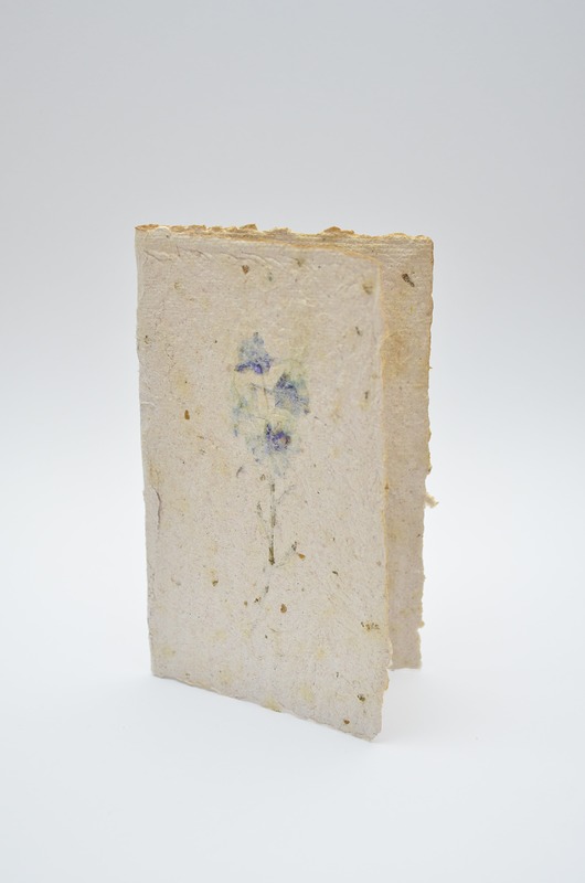 kartka okolicznościowa - papier czerpany Czerpane