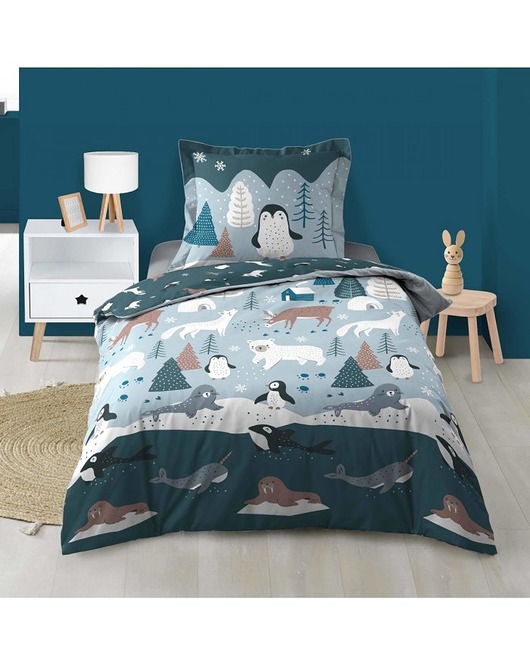 kocyki, kołderki, pościel dla dzieci Pościel Bawełniana Komplet Pościeli Dziecięcej Biby 140x200 cm