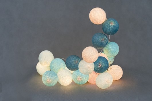 Lampki Cotton Ball Lights 'Delikatny zefir'  qule