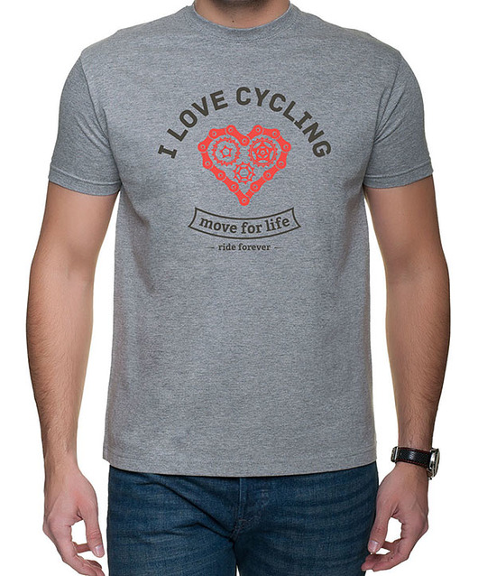 Koszulka T-SHIRT. I love cycling studioixi