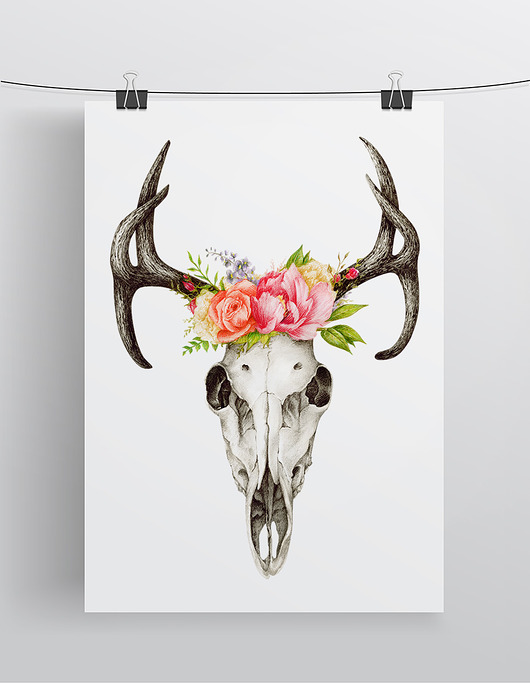 Plakat OH DEER! | 50 x 70 WISIMITU