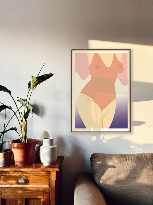 Plakat Bikini na papierze Remake Oyster 250g Joanna Plizga