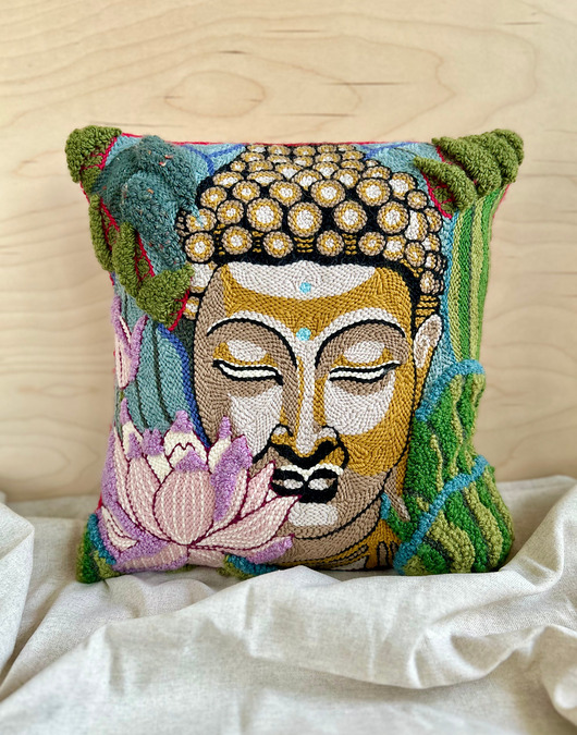poduszki plecione Poduszka Budda