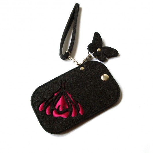 etui grafit&fuksja PAWDECO