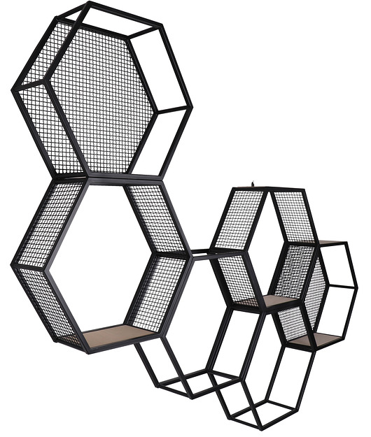 półki Półka Plaster Miodu LoftVision