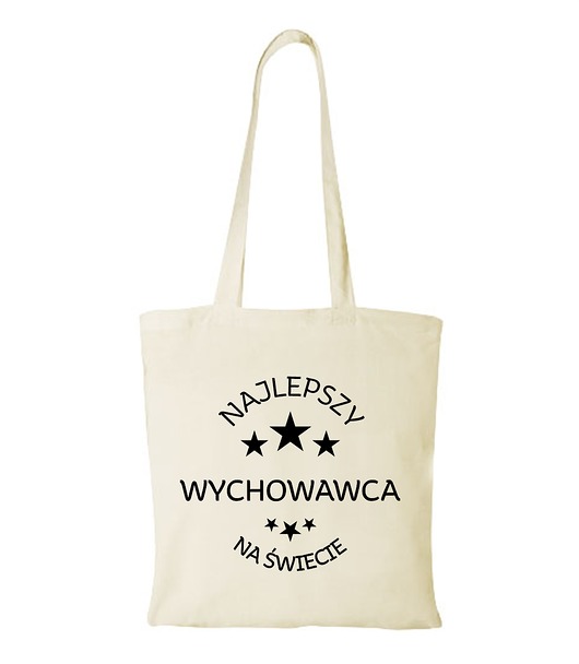 torby na zakupy Torba bawełniana "Najlepszy wychowawca na świecie"