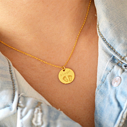  ♥♥♥Stópki i napis It's a girl! Laoni