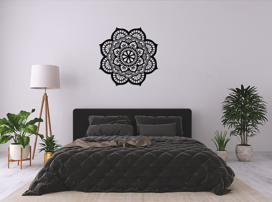 dekoracje - na ścianę AŻUROWY PANEL DEKORACYJNY, MANDALA, YOGA, DEKORACJA  ŚCIENNA 3D,ORNAMENT