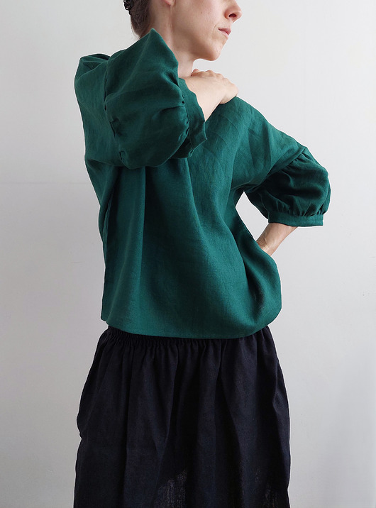 bluzki - inne Bluzka "COSMOS", len 100%