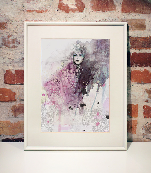 grafiki i ilustracje Snowflake Girl