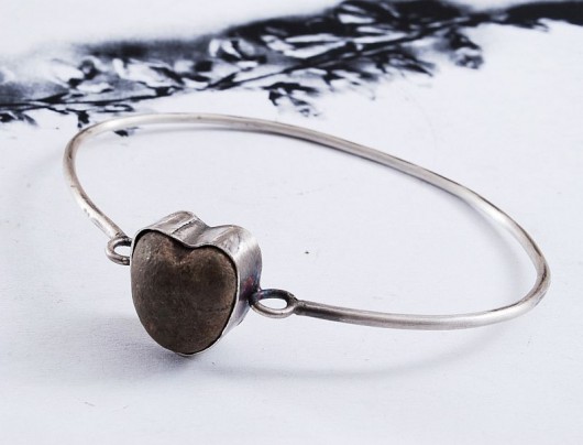 HEART OF STONE - srebrna bransoletka Dorota Oyrzanowska