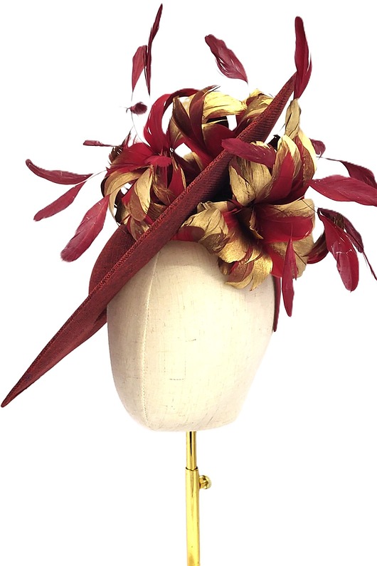 kapelusze damskie SANDIEGO hattinator duży z kwiatami