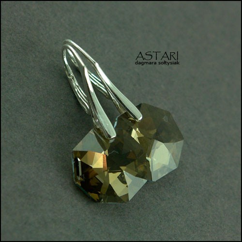 SREBRO I kryształ SWAROVSKI - ANTYCZNE Astari