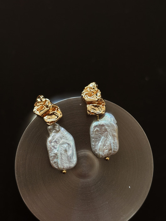 kolczyki pozłacane Kolczyki pozłacane z Perłami