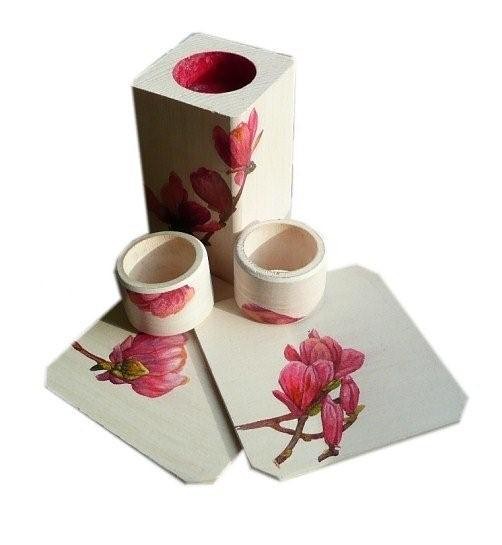Komplet MAGNOLIA caramello