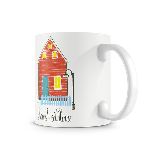 kubki Kubek z domkiem. home sweet home