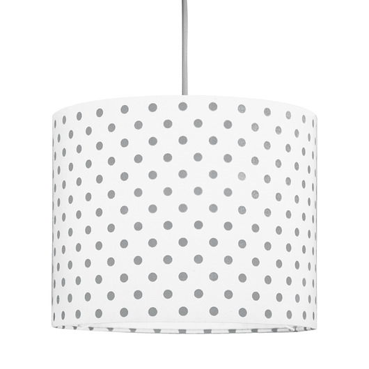 Lampa sufitowa MINI grochy szare youngDECO