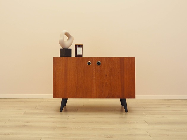 komody Szafka tekowa, duński design, lata 70, produkcja: Dania