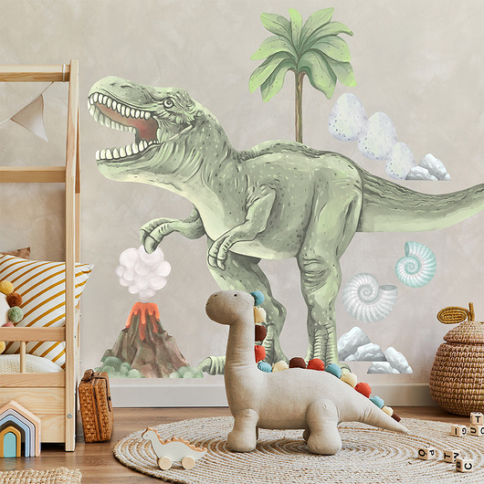 naklejki ścienne do pokoju dziecka DINOZAUR  T-REX XXL - naklejka na ścianę