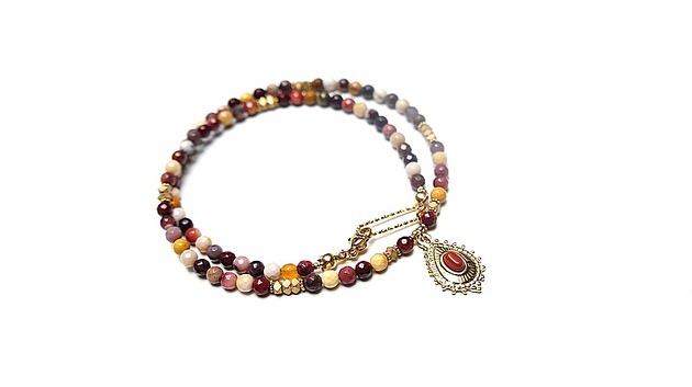 chokery Jaspis Mokait vol. 2 /choker/ - Szlachetna kolekcja