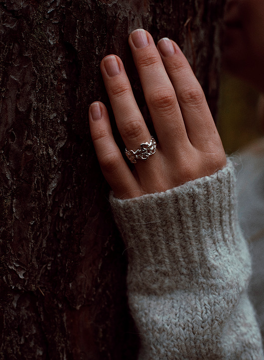 pierścionki złote Pierścionek Kora