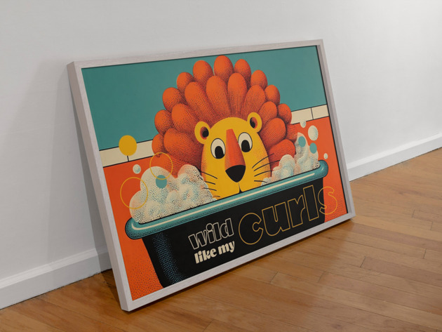 plakaty Plakat wild like my curls