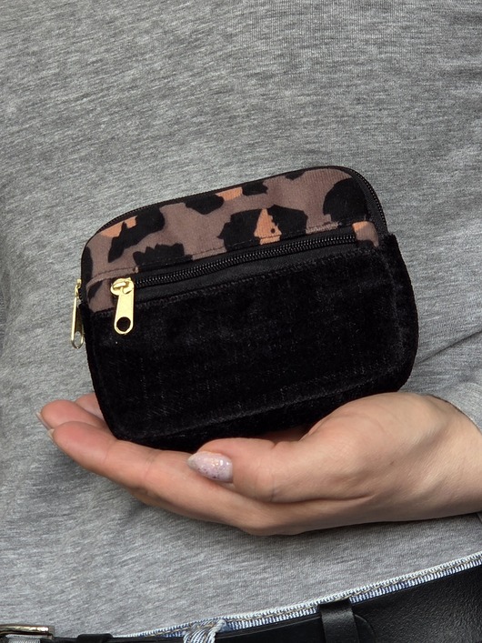 portfele damskie Portfelik w panterkę