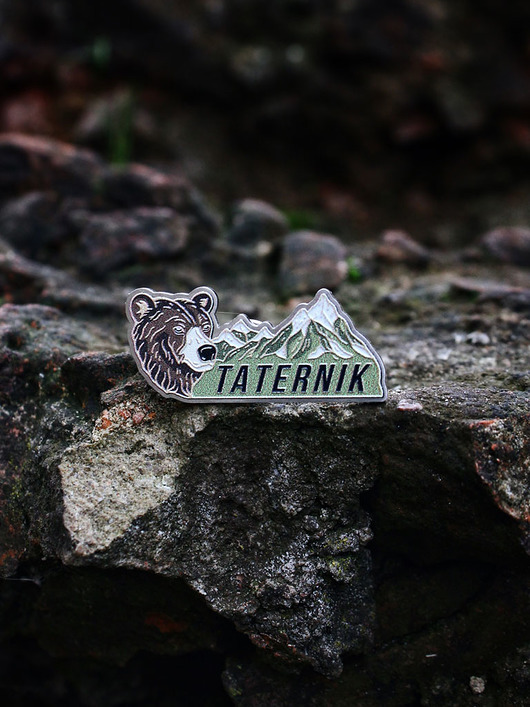 przypinki Przypinka pins Niedźwiedź Taternik
