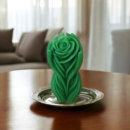 świeczniki i świece Świeca KOBIECA NATURA z wosku pszczelego