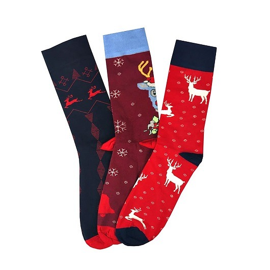 Zestaw skarpet na święta renifery EsteraShop