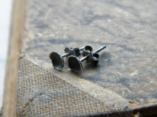 kolczyki wire wrapping łupinki