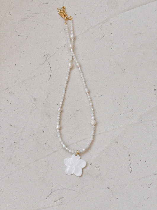 złote naszyjniki Naszyjnik letni kamień księżycowy i perły naturalne