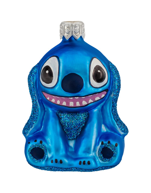 bombki Bombka choinkowa szklana ręcznie malowana: Stitch