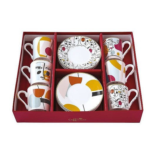 filiżanki Filiżanka Porcelanowa do Espresso 6 szt. Moderno