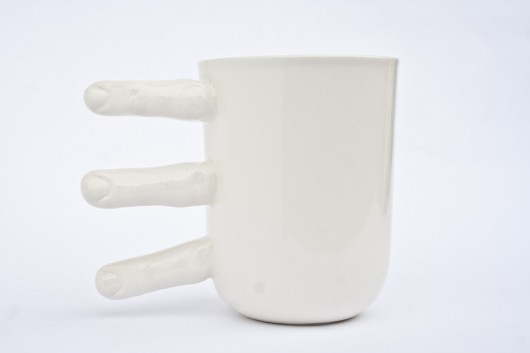 Kubek z Palcami - Porcelanowy Kubek do Kawy XXXXXXKina Gorska