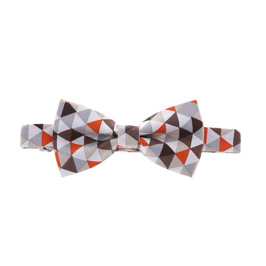 Mucha gotowa bowstyle brązowe trójkąty bowstyle