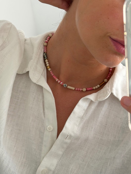 chokery Choker z kamieni naturalnych