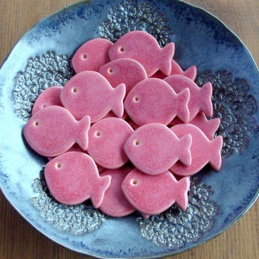 Ceramiczne rybki na magnes AKoArt Ceramika