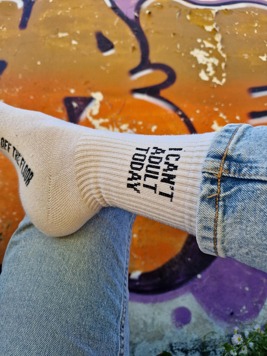 skarpetki damskie Skarpety I CAN'T ADULT TODAY rozmiar 38-43