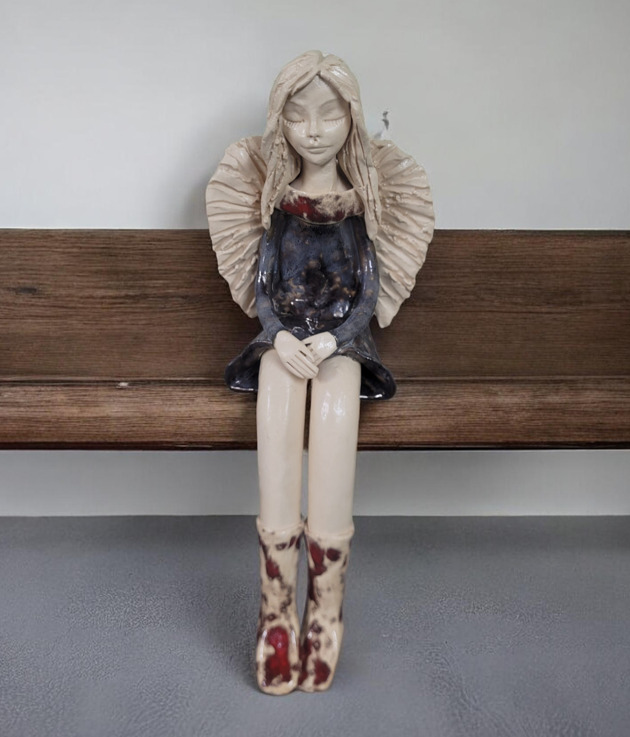 figurki i rzeźby Anioł ceramiczny