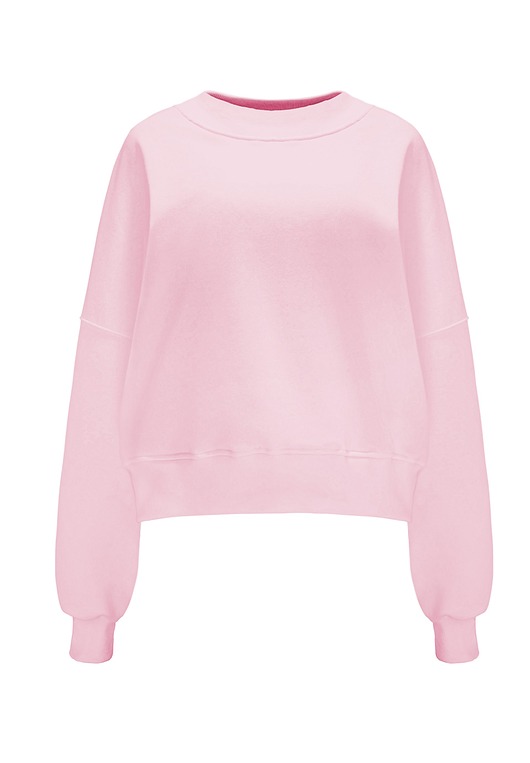 bluza bez kaptura damska Bluza Iconic Róż