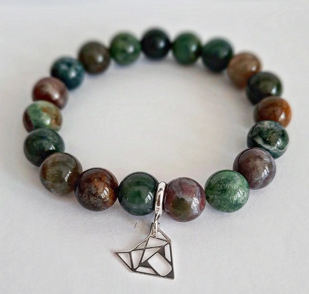 bransoletki z kamieni naturalnych Kotek lisek w pięknym agacie