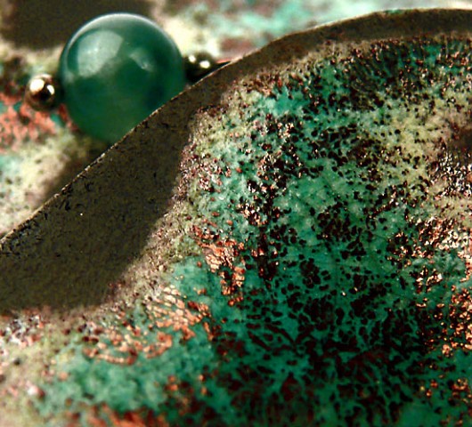  kolczyki &quot;raku&quot; bluefrog