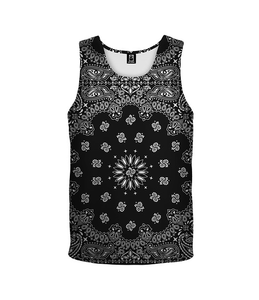 t-shirty dla chłopców Bokserka Top Boy DR.CROW Bandana Black